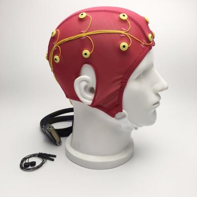 China 19 21 Channels Electro-cap Clinical Study 10 20 EEG Measuring System  for sale
