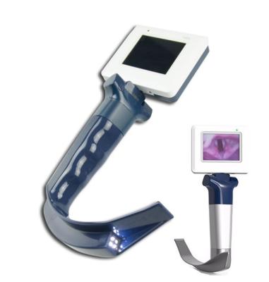 中国 Endotracheal挿管法の携帯用ビデオLaryngoscopeの医学等級のプラスチックMAC 2,4の刃 販売のため