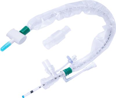 China BESDATA Kim Vent closed suction system endotracheal tracheostomy ETT 24Hrs 72 Hrs adult pediatric secretion catheter tub for sale