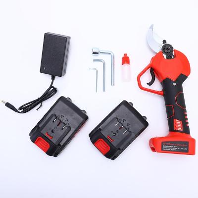 Chine 21V Garden Metal Electric Pruner Scissors 2AH Battery Lithium Battery Chainsaw Cordless Cutting Pruning Shear à vendre