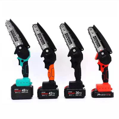 Chine OEM/ODM 4 Inch 6 Inch Brushless Cordless Lithium Battery Chainsaw Portable Electric Chain Saw à vendre