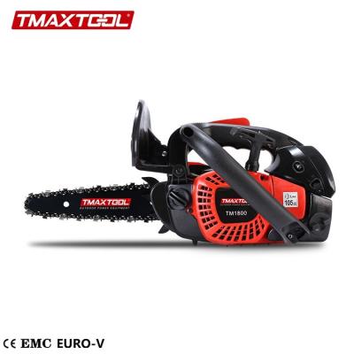 China Tmaxtool New Gas Mini 18.3CC Carving Chain saw Machine Easy Operated Chainsaw for sale