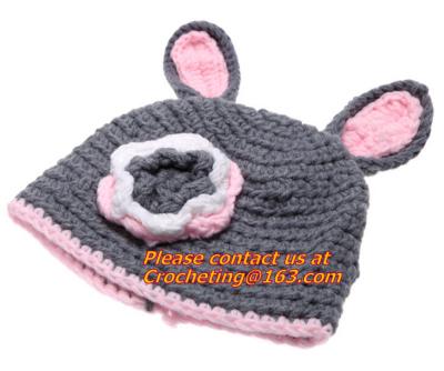China Crochet Knitting Costume Soft Adorable Clothes Photo Photography Props Hats & Caps for sale