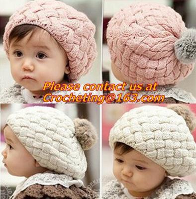 Chine le chapeau de bébé badine la calotte d'appui verticaux de photo de bébé, enfant en bas âge de calotte de crochet de bebes de gorros de fourrure de lapin de faux à vendre
