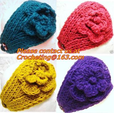 China Women knitted Warm Crochet Headbands Knitted Headbands Headwraps For Women Ladies accessor for sale