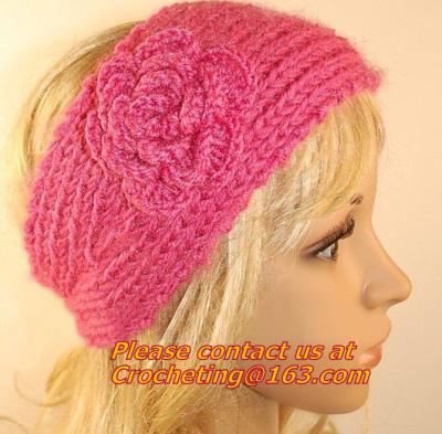 China Best Winter Adult Children Warm Crochet Headbands Knitted Headbands Headwraps For Women for sale