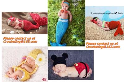 Chine La calotte infantile de crochet de Knit de beau de style bébé d'enfant en bas âge prenant la photographie de photo étaye le chapeau à vendre