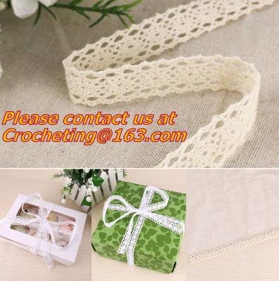 China Vintage Crochet Lace trim with Pom Poms cotton lace fabric trimming for costume design sew for sale