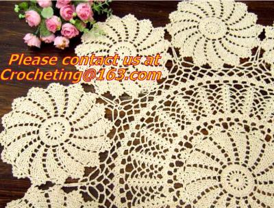 China Crocheted Applepine flower Table cloth, table cover, handmade crochet, blanket, clothes for sale