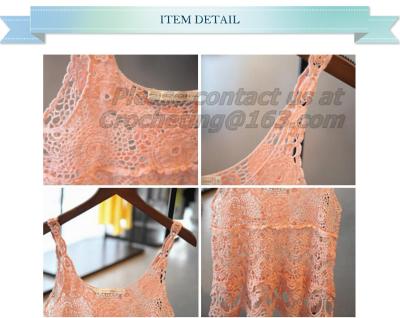 China Summer Crop Tops Crochet Top Knit Summer Style Women Tops Cropped Halter White Camisetas for sale