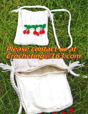 China crochet purse,Crochet knitting owl bag,owl handbag,cotton crochet handbag, crohet bags for sale