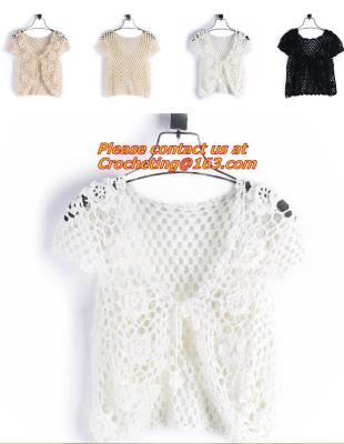 China Sweater, Cardigan, Crochet, Crocheted, Pullover, Hollow Out, Summer Tops, Crochet Blouse for sale