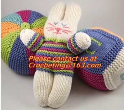 Chine Jouets de crochet de main, cadeaux de fête de naissance de crochet, jouet animal de lapin de crochet à crochet de métier à vendre