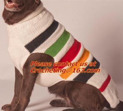 China Easy knit dog sweater, fashion knit pet sweater,dog sweater, Striped Pulllover Pet dog for sale