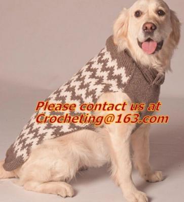 China Multicolor wool knit dog coat pet sweater, knit dog coat, wool dog sweat, High quality for sale