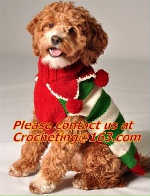 China pet clothing christmas, Dog Knitting Wool jacquared Turtle neck Sweater Pet Winter Clothes for sale