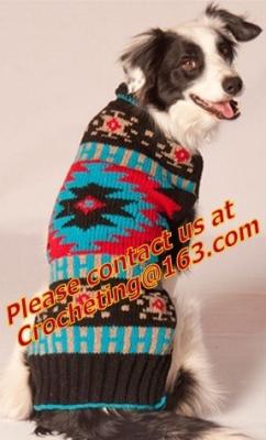China Hand crochet, dog sweaters, crochet Pet Sweater, knit dog sweaters, Dog snowflake pattern for sale