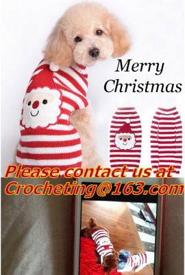 China Retail Teddy Chihuahua Fashion Dog Puppy snowflake Pet Jumper Knit Dog Sweater Pink Blue X for sale