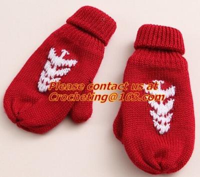 Chine Façonnez à des femmes les gants fingerless, fingerless tricoté par hiver de crochet de main, avez tricoté fingerless à vendre