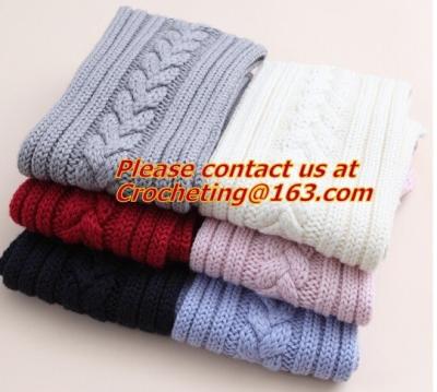 China Knit Grey Scarf,Custom acrylic knitted scarf, Knit Scarf, Fashion hand knitted wool shawl for sale