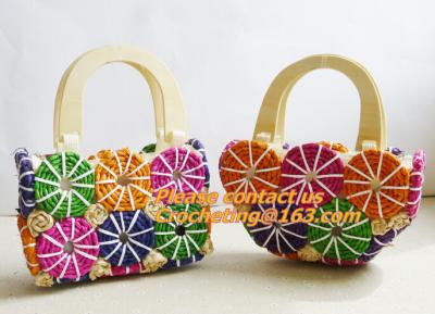 China new fashion octopods tassel woven rattan casual beach bag trend bolsas femininas womeen for sale