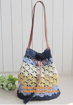 China Straw pattern beach bags women handbag Women Bag in shoulder pouch for female bags for sale