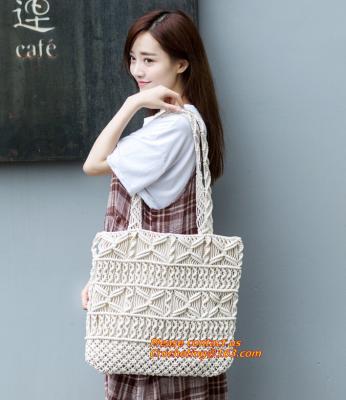 China HOT! Handmade girl Summer bags Beach bag female bag rattan straw bags woven bamboo handbag for sale