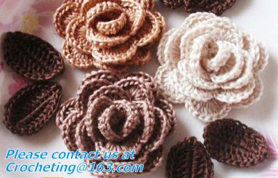 China custom colorful crochet, crochet collar necklace, necklace, Crochet Flower Pendant, FLOWER for sale