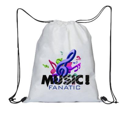 China Promotional Custom Logo Printed String Bags Sport Girls Drawstring Bag for sale