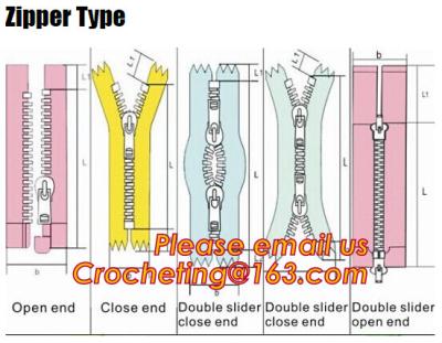 China Cheap garment zipper plastic double color zippers large roll custom resin zipper for sale