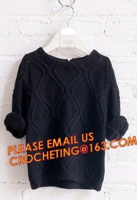 China First choice elegant new knitted kids long girls pullover sweater, Appealing look trendy designs for children pullover s for sale