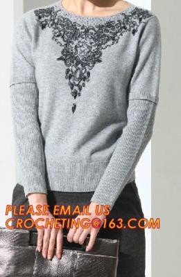 China Winter handmade knit wool sweater designs knitwear for Women, Long Sweater Fashion for Old Women,Wool Loose Knitted Swea for sale