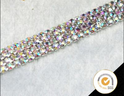 Chine Wedding bling bling crystal chain for jewelry decorative trim fancy accessory clothing rhinestone cup chain wholesale à vendre