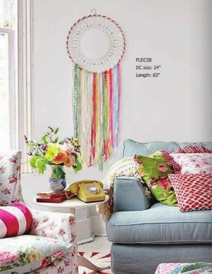 China High Quality Coloured Handcraft Home Decoration Dream Catcher, Indian Feather Dreamcatcher Dream Catcher Wind Chime for sale