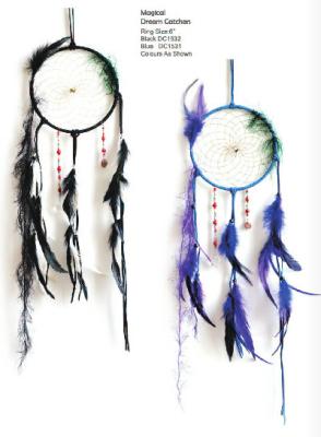 China Handmade Dream Catcher Net Pure White Wall Hanging Decoration with Feather for Nice Dreams Craft Gift for sale
