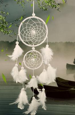 Chine White Dream Catcher Feather Decoration Home Decor Yiwu Craft, Party Decoration pretty Colors Available Wholesale Indian à vendre