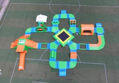 Chine Parc aquatique gonflable scellé coloré de PVC pour des jeux gonflables de l'eau de parc d'Aqua d'adultes à vendre