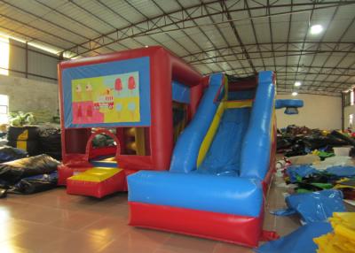 China Classic inflatable combo for sale PVC inflatable jumping house with slide inflatable football sport game multi-play jump for sale