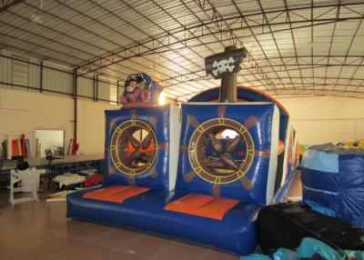 China Outdoor Athletic Inflatable Obstacle Course Pirate Themed Digital Painting inflatable sport games for sale