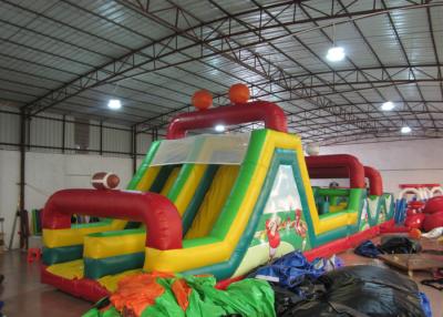 China Hot inflatable football obstacle course inflatable soccer obstacle course inflatable obstacle course sport game for sale