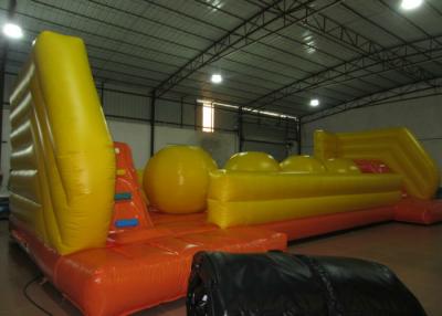 China Exciting inflatable big ball jump game wipeout ball game on sale for sale