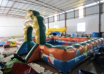 China Small inflatable sport arena for baby inflatable track for outdoor games for sale