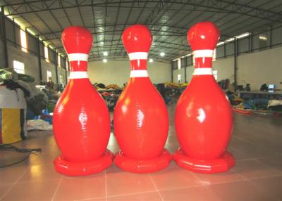 China Large Sealed Inflatable Water Games Giant Inflatable Bowling Set 2.2mh 0.65mm PVC for sale