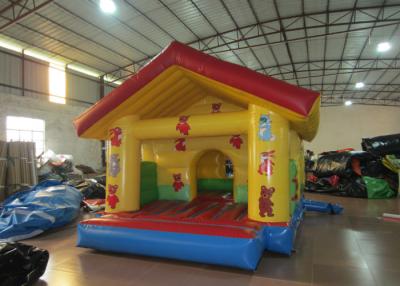 China Little Size PVC Kids Inflatable Bounce House For Kindergarten / Farm Jump Bouncy Castles for sale