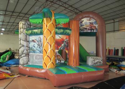 China Salto inflável de salto inflável material bouncy do castelo da impressão digital do leão-de-chácara do PVC do castelo inflável clássico à venda