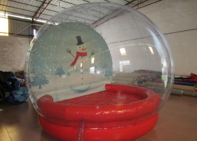 China Encerado hermético do Pvc da bola de cristal inflável exterior Dia3m das decorações do Natal à venda