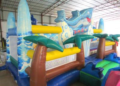 China Giant Inflatable dolphin New Ocean undersea world Fun city Inflatable ocean playground park for sale
