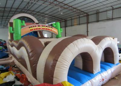 China Inflatable Obstacle Bounce House 18.3 X 3.7 X 5.5m  , 40 Ft Obstacle Course Inflatable for sale
