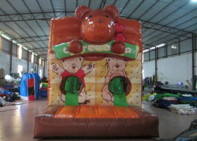 China Lovely Obstacle Course Bounce House , Kids Inflatable Obstacle Course 3 X 9x 3m for sale