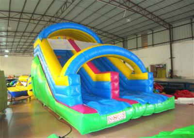 China Attractive Arch Water Jump House , Outdoor Games Inflatable Garden Water Slide for sale